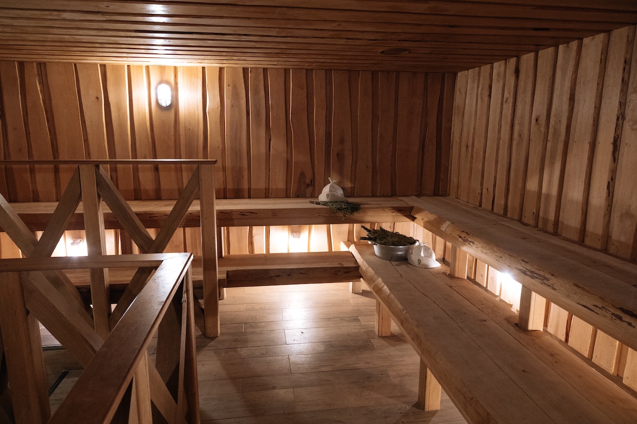 The Bath House sauna